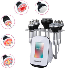 Upgraded 5in1 80Khz Radio-frequency Vacuum Ultrasonic Cavitation Machine, Body Slimming Sculpting Device for Face, Arm, Waist, Belly, Leg