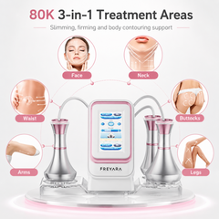 80K Radio-frequency Ultrasonic Cavitation Machine, 3in1 Body Slimming System, Fat Burning Cellulite Body Massager, Rf Beauty Device..