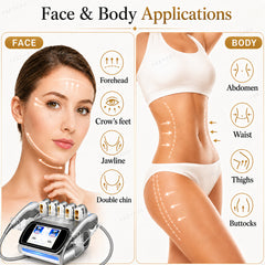 FREYARA HIFU - FacialDefy 4.0, 7D HIFU Focused Ultrasound Beauty Machine,Deep SMAS Face Lifting,Fat Removal,Wrinkle Removal,Body Shaping