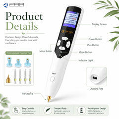 FREYARA PM FacialPure 2.0, Multi-Function Ozone Plasma Pen -- Remove Moles and Spots,Promote Serum Absorption and Cleanse Skin.