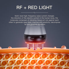 4in1 40K Radio-frequency Vacuum Ultrasonic Cavitation Machine (rose gold), Body Slimming Sculpting Device for Face, Arm, Waist, Belly, Leg