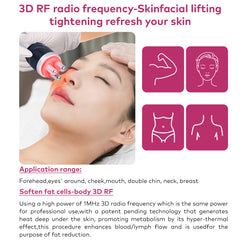 4in1 80Khz Radio-frequency Vacuum Ultrasonic Cavitation Machine, Body Slimming Sculpting Device for Face, Arm, Waist, Belly, Leg