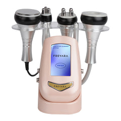 4in1 40K Radio-frequency Vacuum Ultrasonic Cavitation Machine (pink), Body Slimming Sculpting Device for Face, Arm, Waist, Belly, Leg