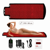 FREYARA 1300 LEDs Full Body Red Light Therapy Mat, 190 × 80cm, 660nm Red & 850nm Near-Infrared