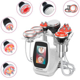 80k RF Ultrasonic Vacuum Cavitation System 6in1, for Fat Burning Body Slimming Sculpting, with EMS Pads