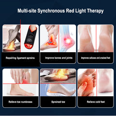 FREYARA LED-FeetRepair P23 , 200LED Red Light & Infrared Light Therapy Shoes.Relieves Feet Pain and Promotes Blood Circulation