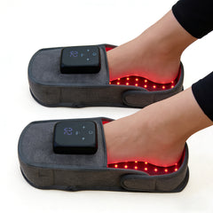 90LED Full-Coverage Red & Infrared Wireless Light Therapy Slippers for Deep Pain Relief and Recovery at Home