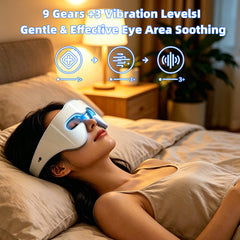 FREYARA EMS Microcurrent 8-Color LED Light Therapy Eye Mask Beauty Instrument with Vibration for Eyes Puffiness, Dark Circles, Wrinkles, Crow’s Feet and Fine Lines