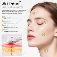 FREYARA HIFU - FacialDefy 3.0,Professional HIFU RF Ultrasound Beauty Face-lifting Machine,Anti Aging and Wrinkle Removal
