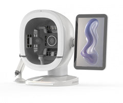 K33 Facial Skin AI Intelligent Analysis Machine: 8 Spectral Imaging Modes | 180° 3-Camera Capture 15.6inch Screen| 30+ Skin Indicators| Custom Algorithms for All Skin Tones | 50X Handheld Microscope for Scalp Detection