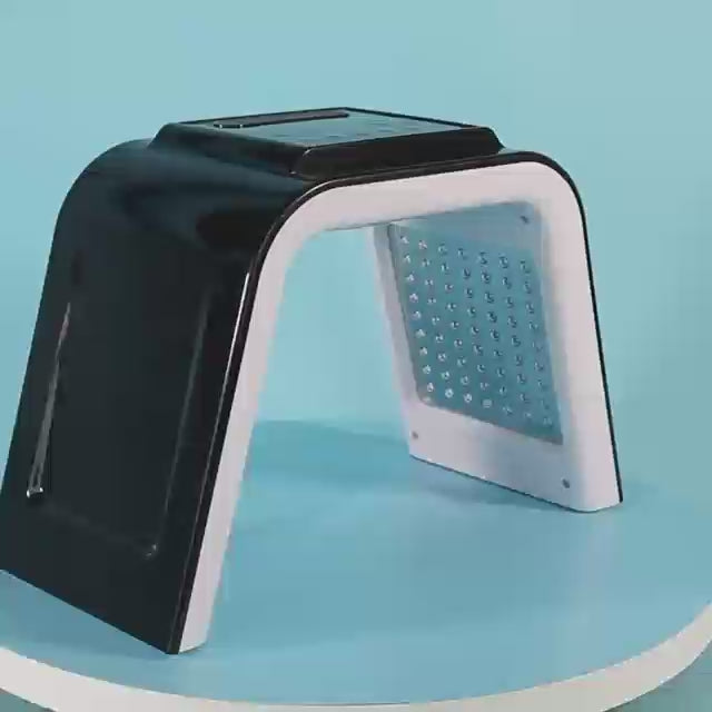 6 Color LED + Color Cycle Light Therapy Facial Care Machine, 178 Light Beads with Nano Steam Spray, Photodynamic PDT Light Beauty Instrument