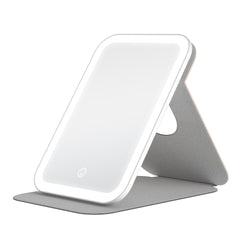 LED Makeup Mirror Foldable, 360° Rotation, 3 Lighting Mode, USB Rechargeable