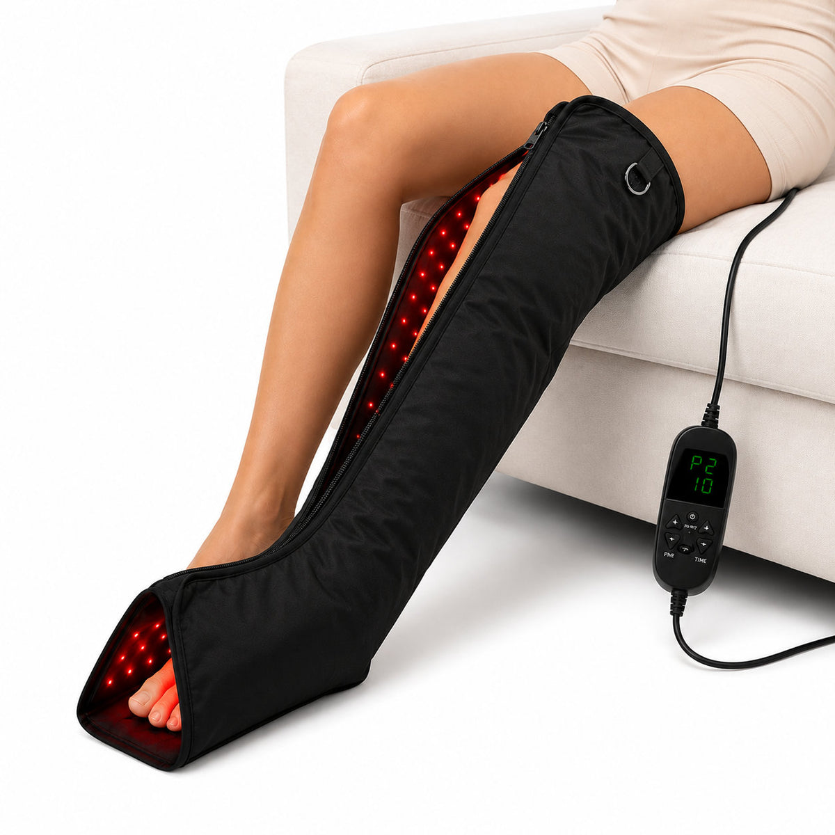 Medical-Grade 528 LED Full-Leg and Foot Red Light and Infrared Light Therapy Boots
