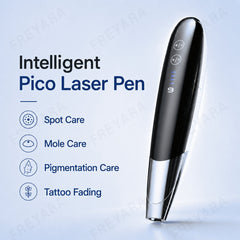 FREYARA LASER FacialPure LS008, Home-Use Picosecond Laser Pen with Blue Light Positioning, Suitable for Removing Freckles, Eyebrow Tattoos, Tattoos, and Fading Pigmentation