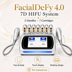 FREYARA HIFU - FacialDefy 4.0, 7D HIFU Focused Ultrasound Beauty Machine,Deep SMAS Face Lifting,Fat Removal,Wrinkle Removal,Body Shaping
