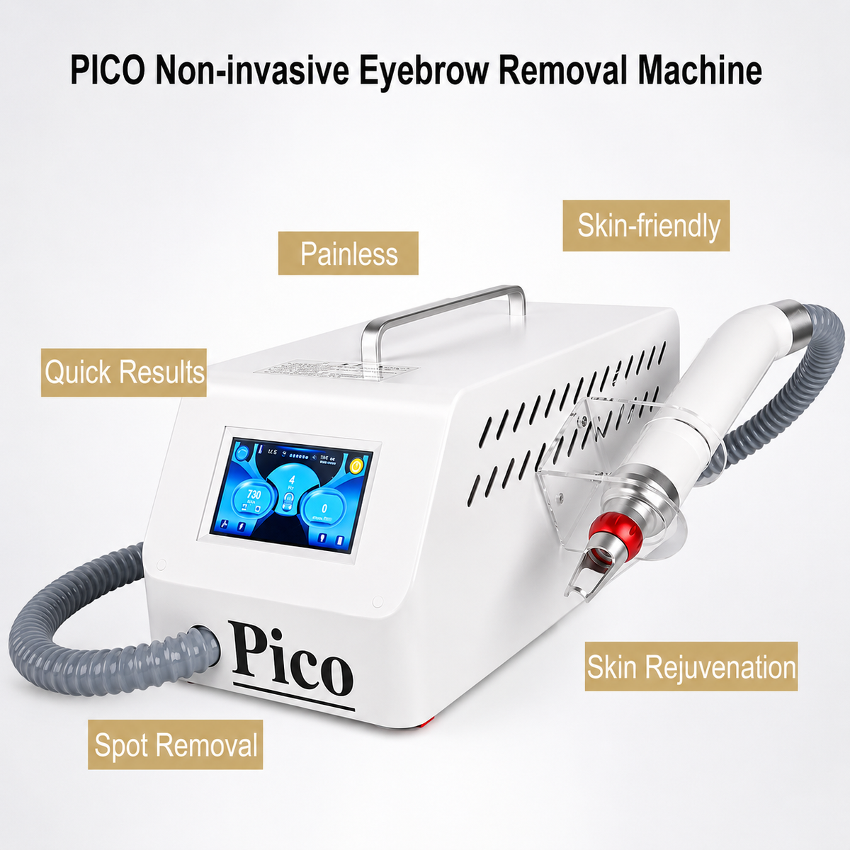 FREYARA LASER FacialPure 3.0, PICO Laser Picosecond Machine, Painless, Non-Invasive Tattoo & Eyebrow Removal for Faster, Safer Results