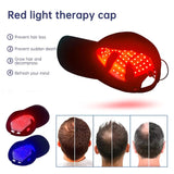 Laser Light Therapy Cap for Hair Growth with 70 LED lamp, Hair Regrowth System for Men and Women, Red and Blue Light Therapy