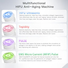 FREYARA HIFU - FacialDefy 1.0, Mini Hifu 4th Gen Microfocused Ultrasound Machine,for Firm, Youthful Skin