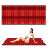 180*80cm Large Red Light Therapy Mat,1280 LEDs 660nm+850nm Infrared Light Therapy for Body Back Waist Shoulder Knee Joint Pain Relief,improved Sleep