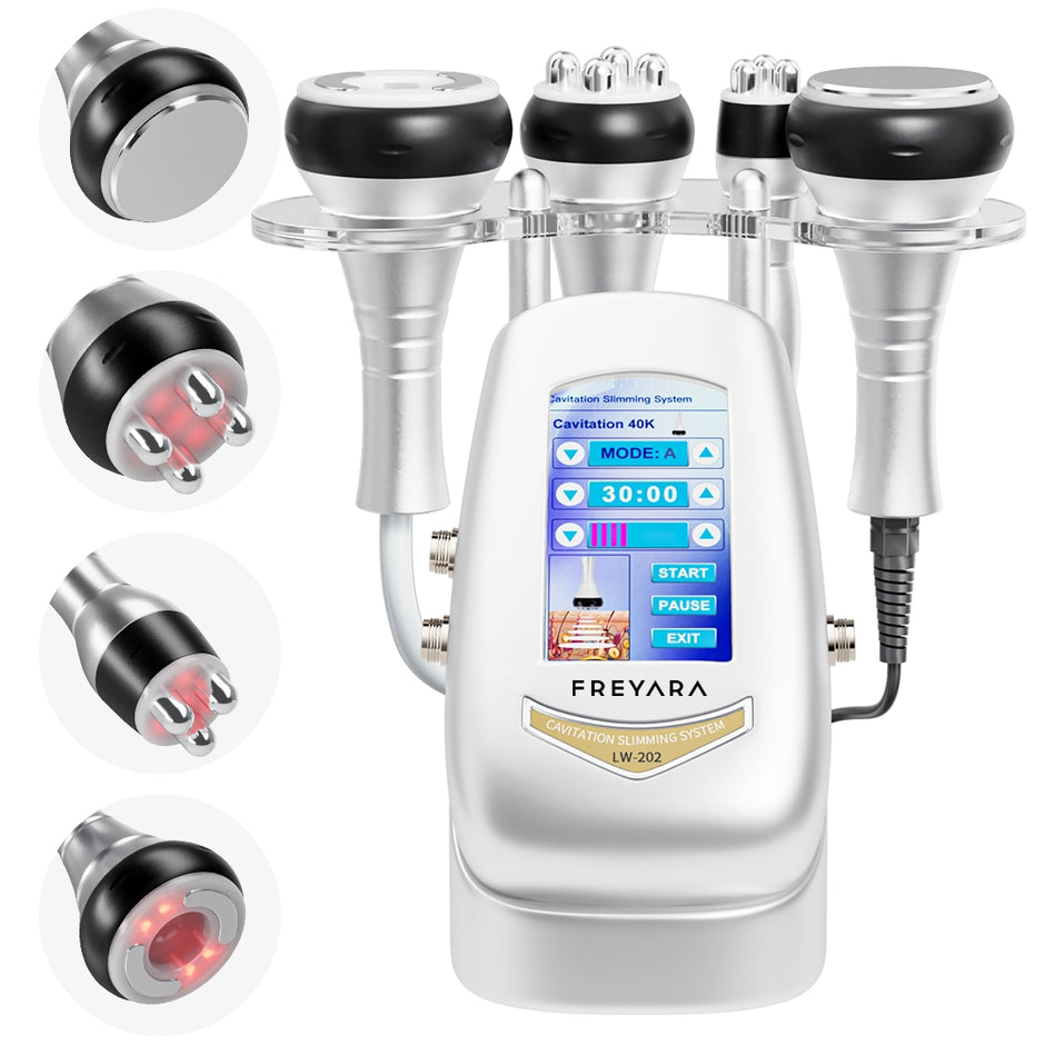 40K 4in1 Radio-frequency Ultrasonic Vacuum Cavitation Machine, Body Sl – FREYARA UK