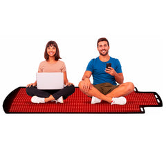 190*80cm Large Red Light Therapy Mat,1300 LEDs 660nm+850nm Infrared Light Therapy for Body Back Waist Shoulder Knee Joint Pain Relief,improved Sleep