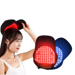 Light Therapy Cap for Hair Growth, 70 LED Lamps, Massage your scalp, Red & Blue Light Therapy, Hair Regrowth System for Men & Women