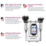 4in1 80K Radio-frequency Vacuum Ultrasonic Cavitation Machine, Body Slimming Sculpting Device for Face, Arm, Waist, Belly, Leg