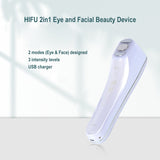 FREYARA HIFU - FacialDefy 3.0 Lite, HIFU 2in1 Eye&Facial Microfocused Ultrasound Machine,Stimulate Collagen Production,Reduce Wrinkles