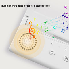 FREYARA LED-Happy Light 1.0,Multifunctional SAD Light Therapy Lamp with 10 Soothing White Noises,10000Lux Sunlight Lamp for Mood Relief