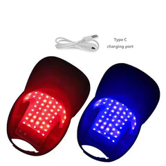 Light Therapy Cap for Hair Growth, 70 LED Lamps, Massage your scalp, Red & Blue Light Therapy, Hair Regrowth System for Men & Women