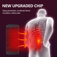 Red Light Therapy Mat for Full-Body Comfort, Flexible LED Light Therapy Panel, Professional Red Light Device for Multiple Uses