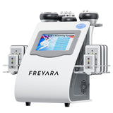 6in1 40K RF Vacuum Ultrasonic Cavitation Machine, Body Massager for Salon Spa or Home Use, Multifunctional Heads and Pads, UK Plug