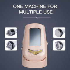 4in1 40K Radio-frequency Vacuum Ultrasonic Cavitation Machine (pink), Body Slimming Sculpting Device for Face, Arm, Waist, Belly, Leg