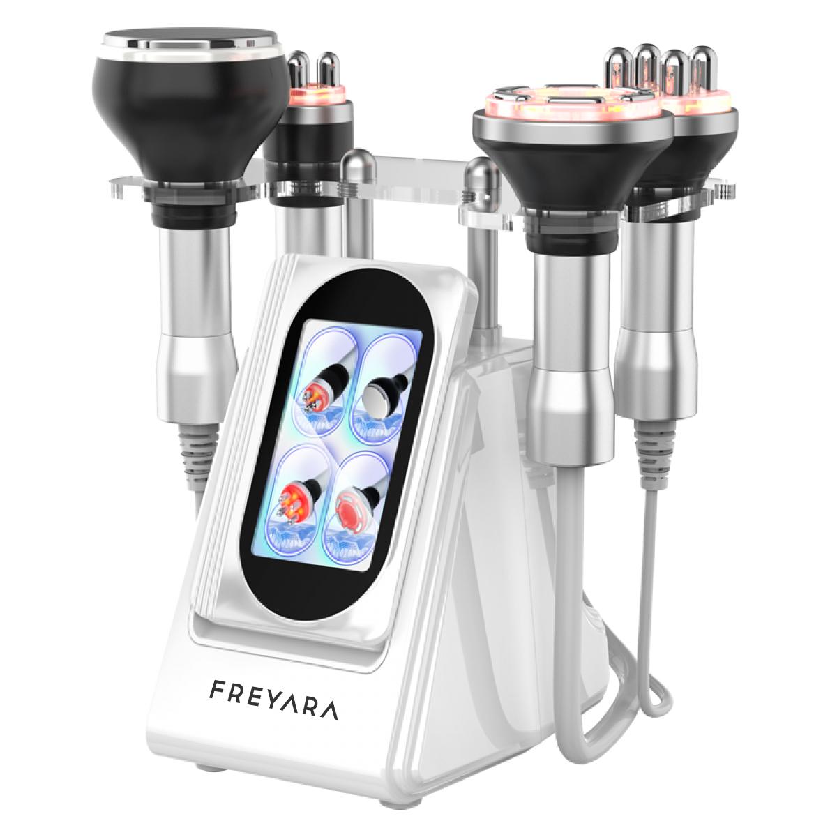 FREYARA 4in1 Facial Radio-frequency Device, 80K Vacuum Ultrasonic Cavitation Machine, Body Slimming Sculpting Device for Face, Arm, Waist, Belly, Leg.