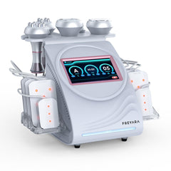 6in1 80K Radiofrequency Cavitation Machine, with Lipolaser Pads, Ultrasonic Body Slimming System, Fat Burning Cellulite Body Massager