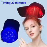 Laser Light Therapy Cap for Hair Growth with 70 LED lamp, Hair Regrowth System for Men and Women, Red and Blue Light Therapy