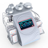 6in1 80K Radiofrequency Cavitation Machine, with Lipolaser Pads, Ultrasonic Body Slimming System, Fat Burning Cellulite Body Massager