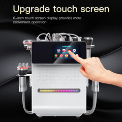 80K 11in1 Radiofrequency Cavitation Machine, with EMS Pads, Professional Ultrasonic Body Slimming System, Anti Cellulite Massager for Salon SPA