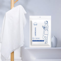 FREYARA Disposable Bath Towel, Zero Addition, No Fluorescent Agent, No Brightener, Biodegradable (1pcs,70 X 140 cm)