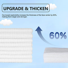 FREYARA Disposable Boxed Face Towel, Zero Addition, No Fluorescent Agent, Designed for Babies and Sensitive Skin (50pcs/box,25 X 30 cm)