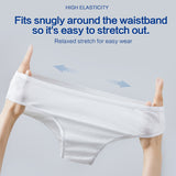 FREYARA Disposable Women's Cotton Panties, Zero Addition, No Fluorescent Agent, No Brightener,EO-sterilized(5pcs,XL/2XL/3XL)