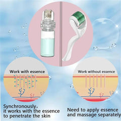 Hydra Roller 64pin Microneedling Serum Applicator, 1.0mm Length