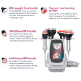 4in1 80K Radio-frequency Vacuum Ultrasonic Cavitation Machine, Body Slimming Sculpting Device for Face, Arm, Waist, Belly, Leg