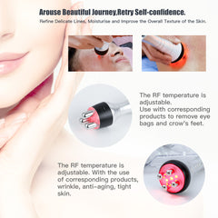 3in1 40K RF Ultrasonic Cavitation Machine (pink), Body Sculpting Slimming Device, 3 Massage Heads for Belly Fat, Waist, Arm, Leg, Butt