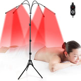 2 Wavelength Full-Body Infrared LED Red Light Therapy Panel, 4-Head Device with 660nm & 850nm Near Infrared for Face, Muscle, Body & Skin Treatment