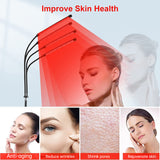 2 Wavelength Full-Body Infrared LED Red Light Therapy Panel, 4-Head Device with 660nm & 850nm Near Infrared for Face, Muscle, Body & Skin Treatment