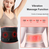 Red Light Therapy Vibration Belt For Relieve Fatigue, Pain & Inflammation, Improve Circulation, Muscle Relaxation Therapy Device