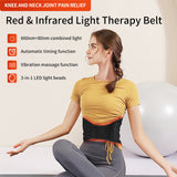 Red Light Therapy Vibration Belt For Relieve Fatigue, Pain & Inflammation, Improve Circulation, Muscle Relaxation Therapy Device