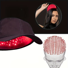 108-LED Red Light Therapy Cap for Natural Hair Regrowth, Scalp Renewal, and Deep Relaxation