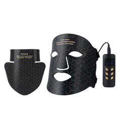 Comprehensive Anti-Aging Treatment:4-Color LED Light Therapy Silicone Mask for Face and Neck Firming and Brightening, 480 LED Beads